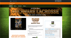 Desktop Screenshot of delawarelacrosseclub.com